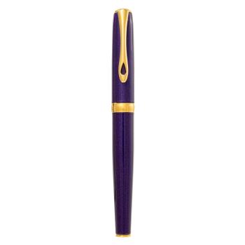 Diplomat Füllhalter Excellence A² violet rain gold 14 kt